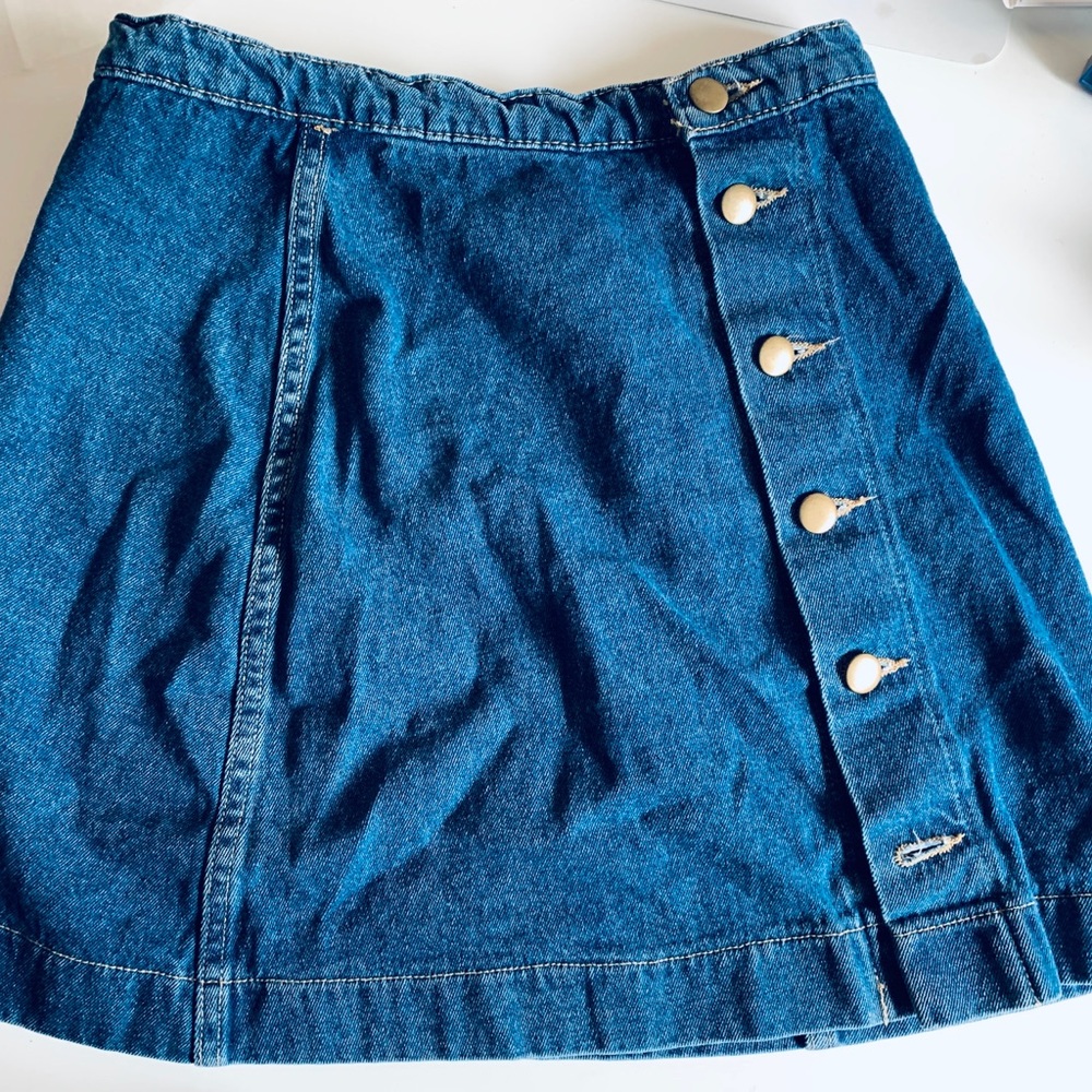 American Apparel Denim Skirt Medium